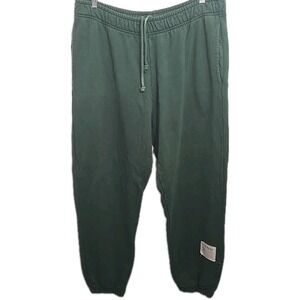 Jaded London Neutrals Elastic Waistband And Hem‎ Green Joggers Mens XL